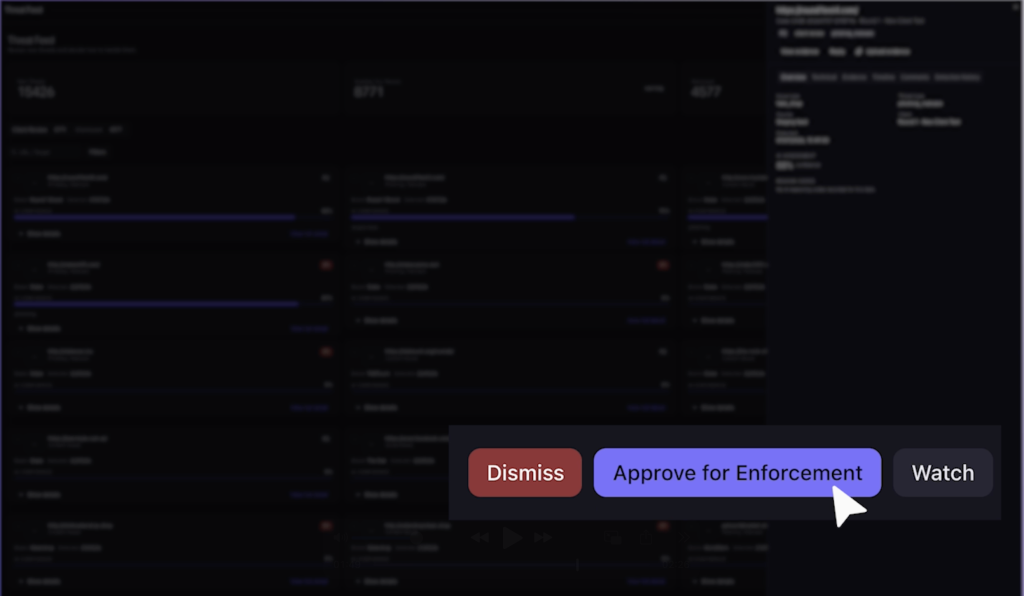 unphish One-click Enforcement