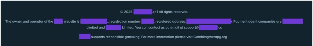 The impersonating website displayed genuine corporate information, but directed users to a support email on a separate domain.)